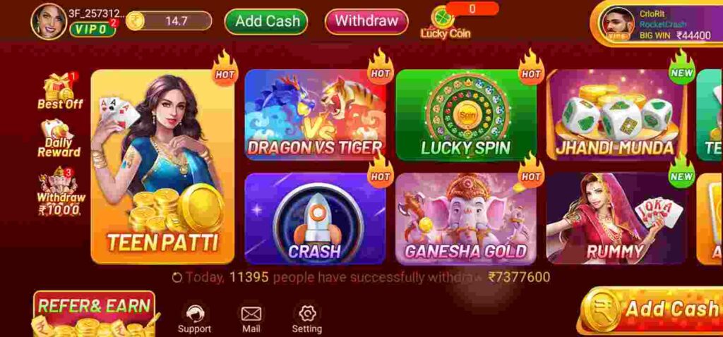 Win 3F APK Download - Get Rs.30 | Min. Withdraw Rs.100