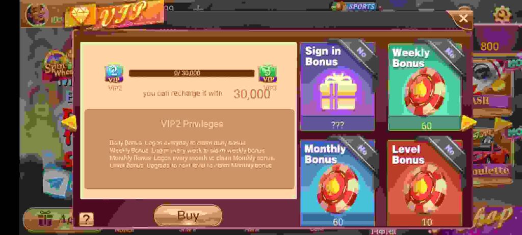 How to Work VIP Plan in Rummy Prince APK?