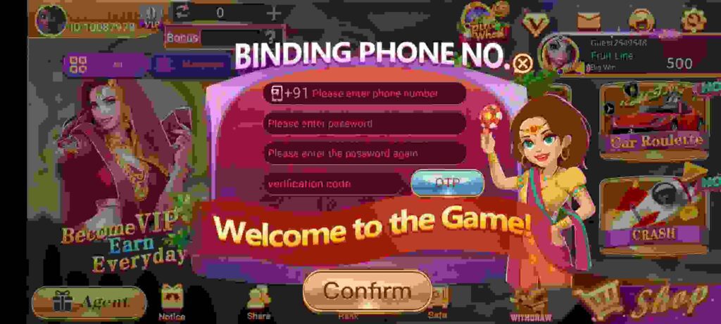 How to Binding Lucky Casino APK Download?