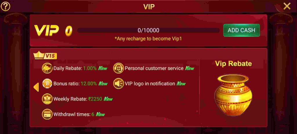 VIP Exclusive Rewards in Teen Patti Top Online APK