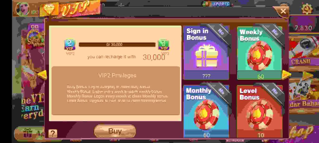 How to Work VIP Plan in Rummy Ares APK?