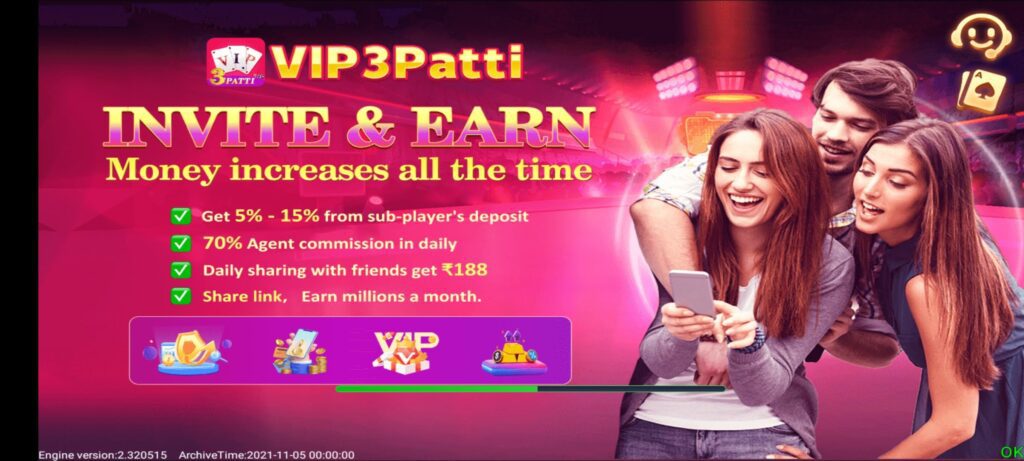 VIP3Patti APP Download - Sign in 51 - Cash Out Rs.200